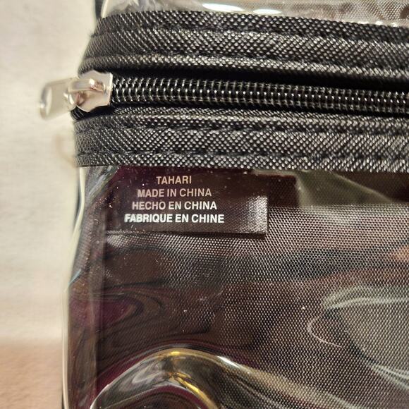 NWOT Tahari Black Hanging Cosmetics Toiletries Travel Organizer - Picture 6 of 6